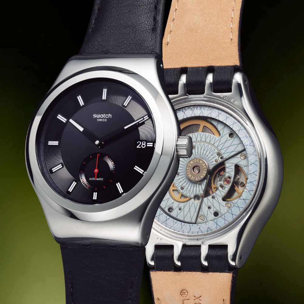 電池交換しましたSwatch　自動巻き　腕時計